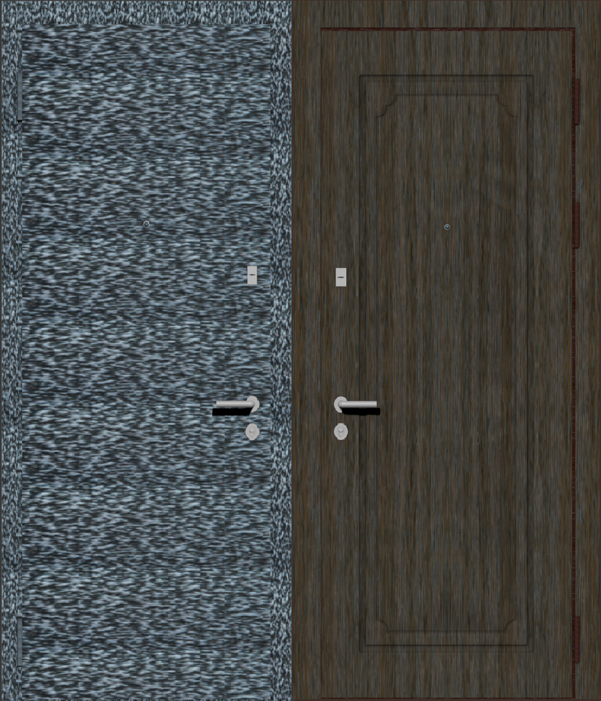 Входная металлическая дверь с отделкой порошковое напыление и МДФ ПВХ с рисунком D5