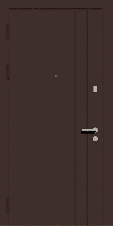Дверная накладка коричневая москва